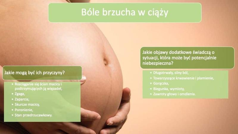 Bóle menstruacyjne a ciąża