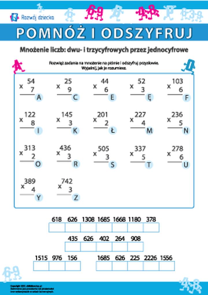 Gry matematyczne dla dzieci