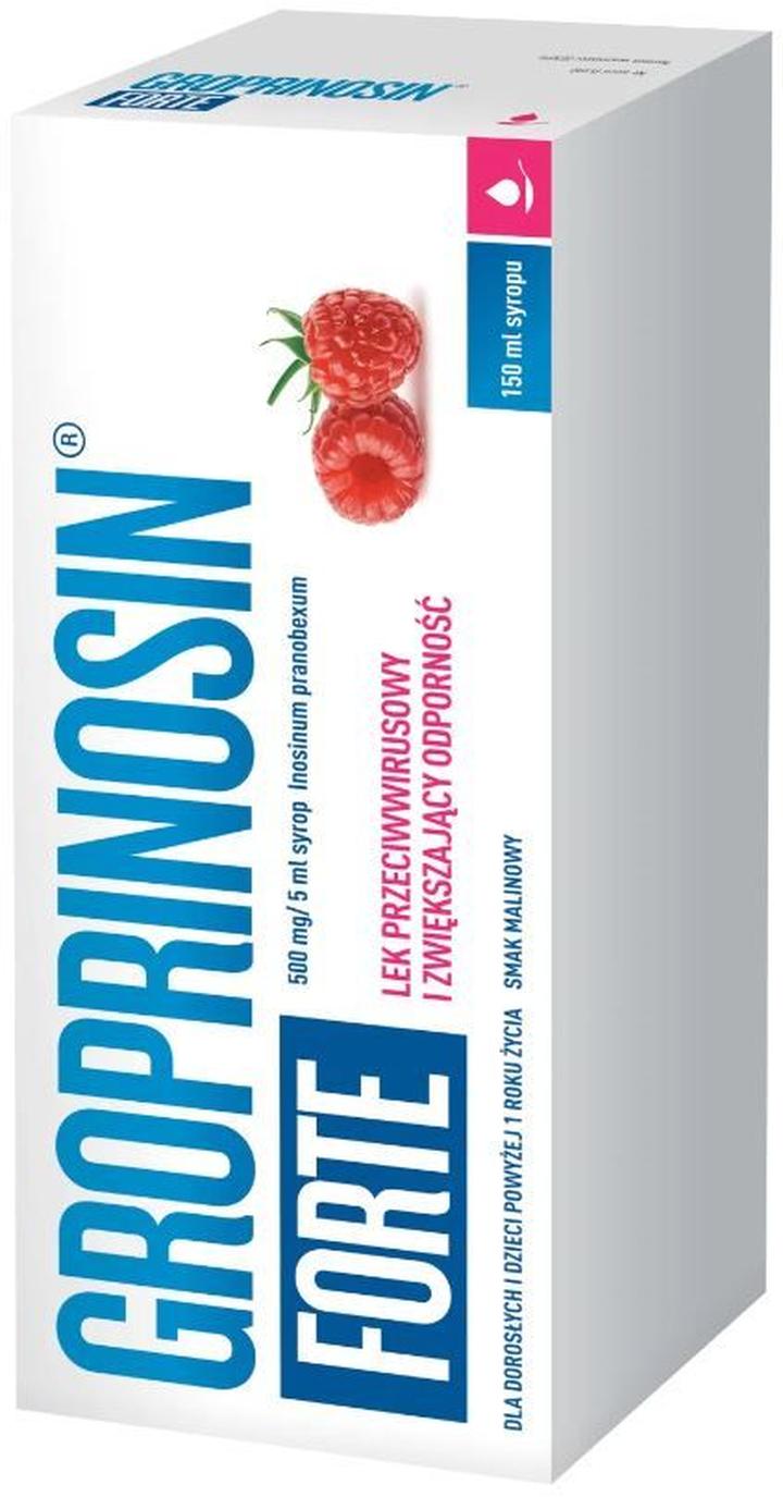 Groprinosin u dzieci