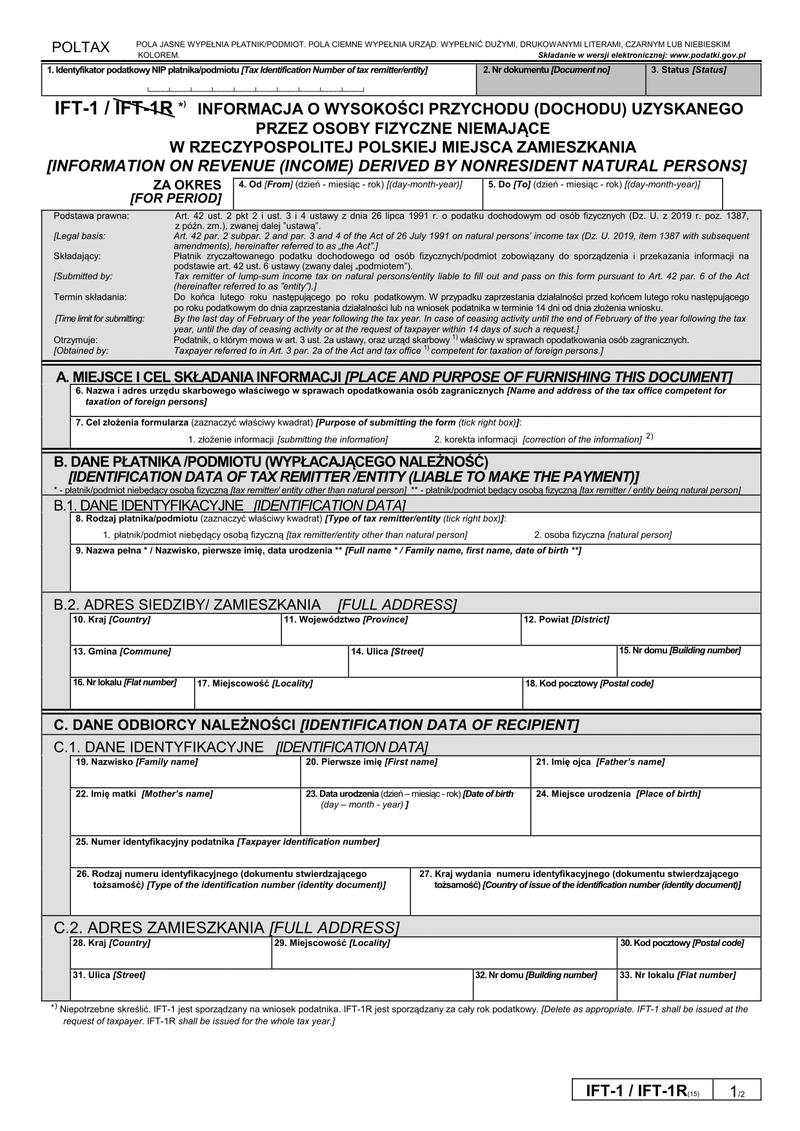 Kryteria ustalania rezydencji podatkowej