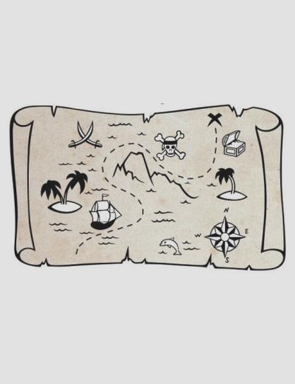 Zabawa z mapą skarbów