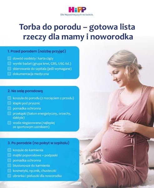 Co warto mieć przy sobie do porodu i w czasie połogu?